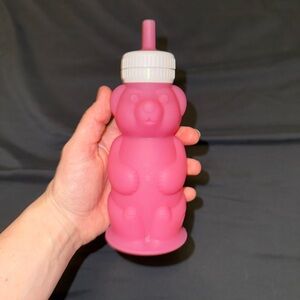 Pink Bear-Shaped Water Bottle